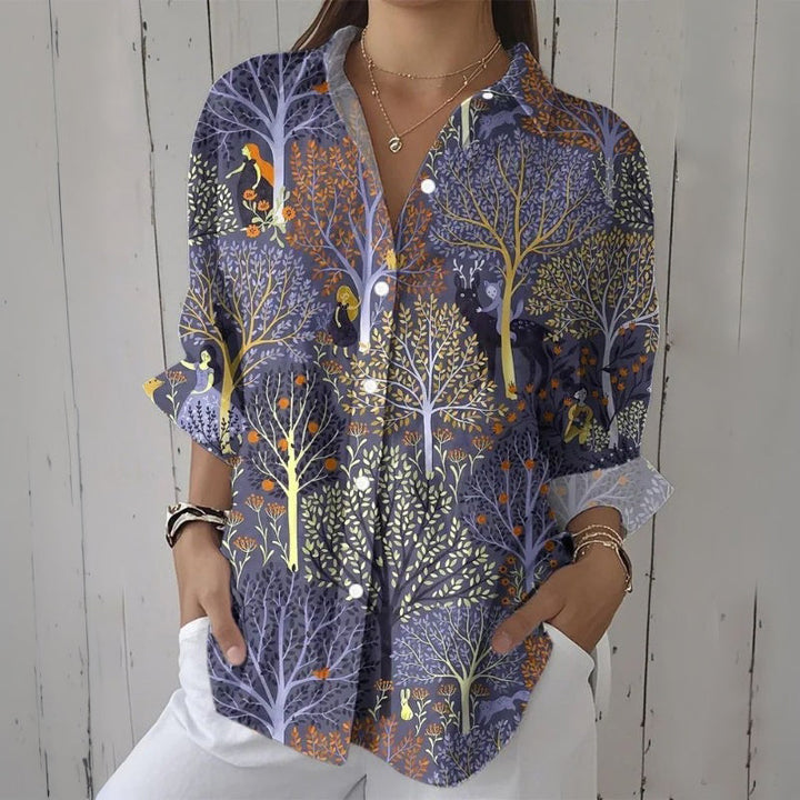 Vintage T-Shirt Mit Blumendruck