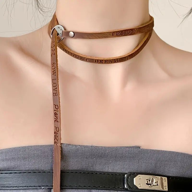 Vintage Lær Armbånd