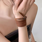 Vintage Lær Armbånd