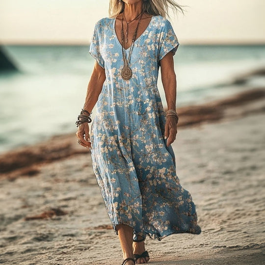 Vintage Bluse Mit Farbverlauf
