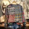 Vintage Fargerik Genser