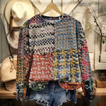 Vintage Fargerik Genser