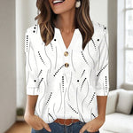 Elegant Uformelt Bluse