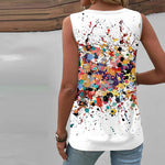 Fargerik Graffiti Tank Topp