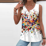 Fargerik Graffiti Tank Topp