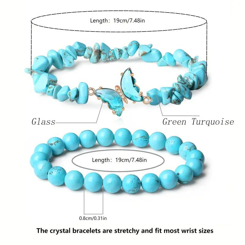 Sommerfugl Perle Armbånd