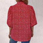 Elegant Blomstret Bluse