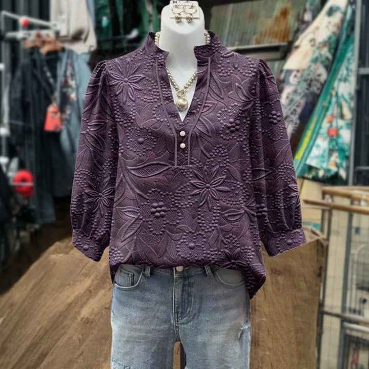 Vintage T-Shirt Mit Blumendruck