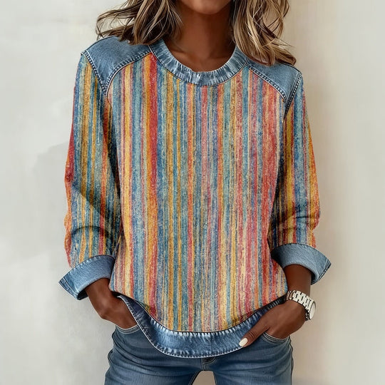 Vintage T-Shirt Mit Blumendruck