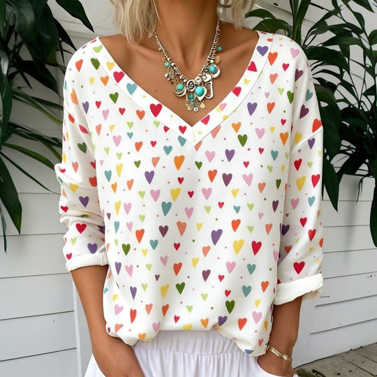 Vintage T-Shirt Mit Blumendruck