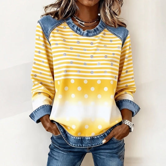Vintage T-Shirt Mit Blumendruck
