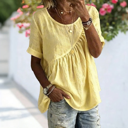 Vintage T-Shirt Mit Blumendruck
