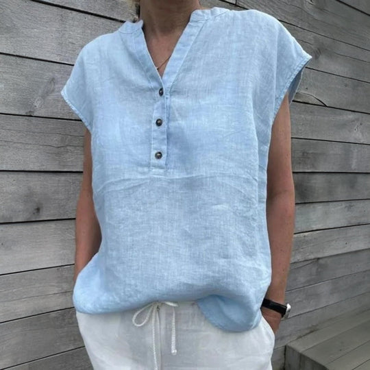 Bluse Mit Herz- Und Blumendruck