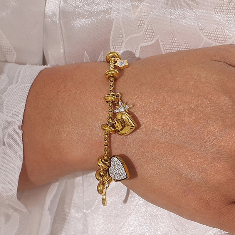 Bohemsk Hjerte Armbånd