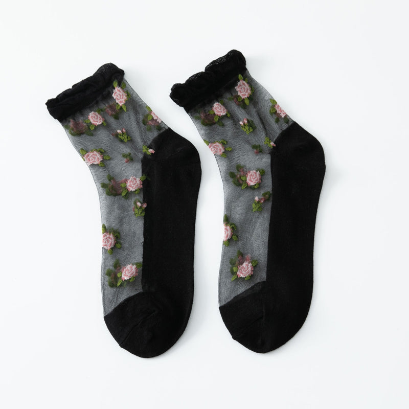 Pustende Blomster Sokker