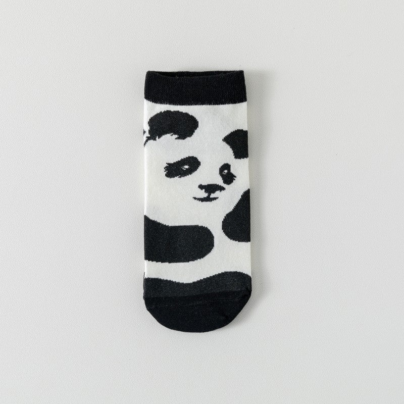 Uformelle Sokker Med Pandamønster