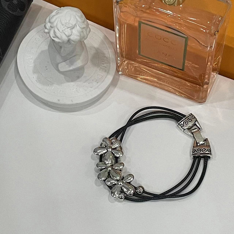 Vintage Bohemisk Blomster Armbånd