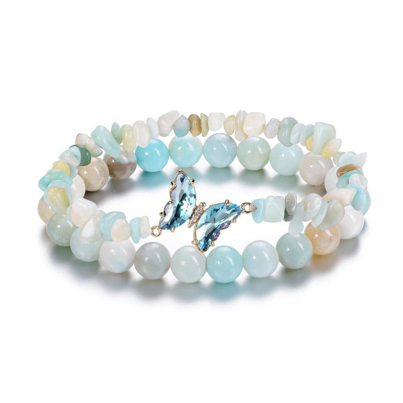 Sommerfugl Perle Armbånd
