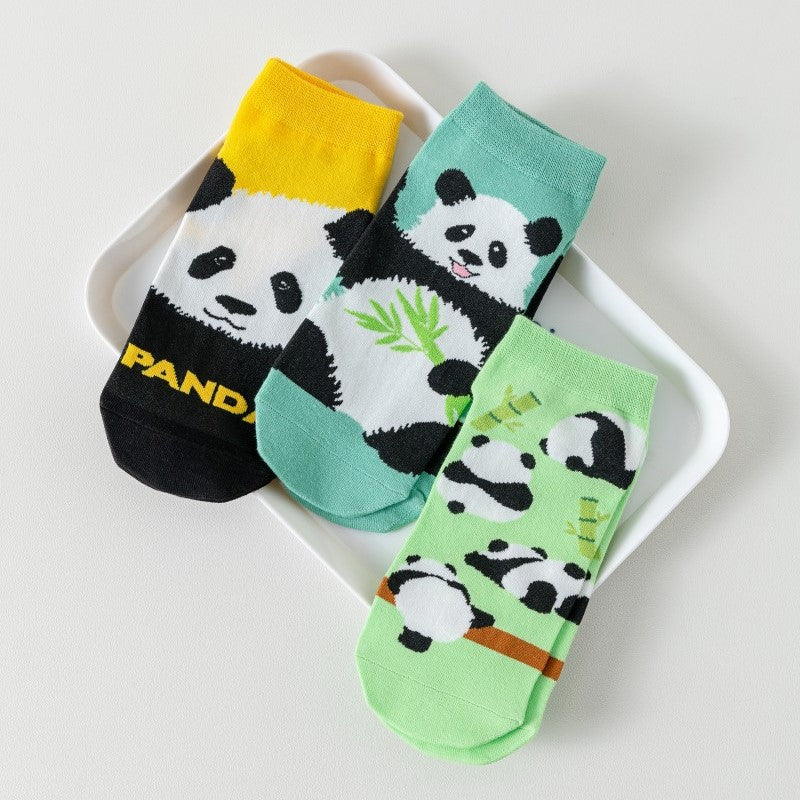Uformelle Sokker Med Pandamønster