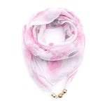 Elegant Blomstret Skjerf