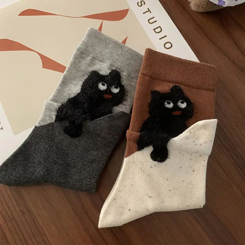 Sokker Med Tegneserie Katt