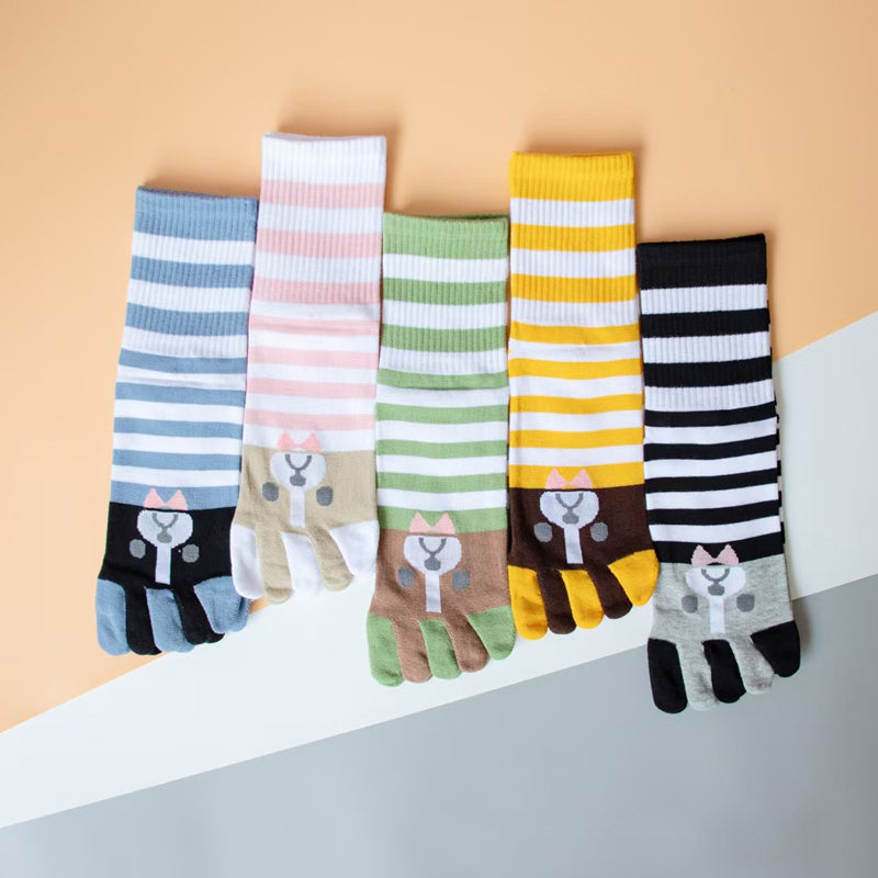 5-Pack Med Fem Tåstrumpor