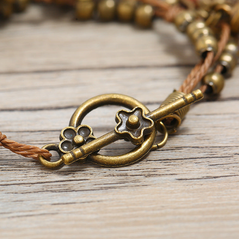 Vintage Etnisk Kirsebær Armbånd