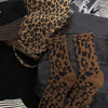 Vintage Sokker Med Leopardmønster