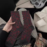 Vintage Sokker Med Leopardmønster