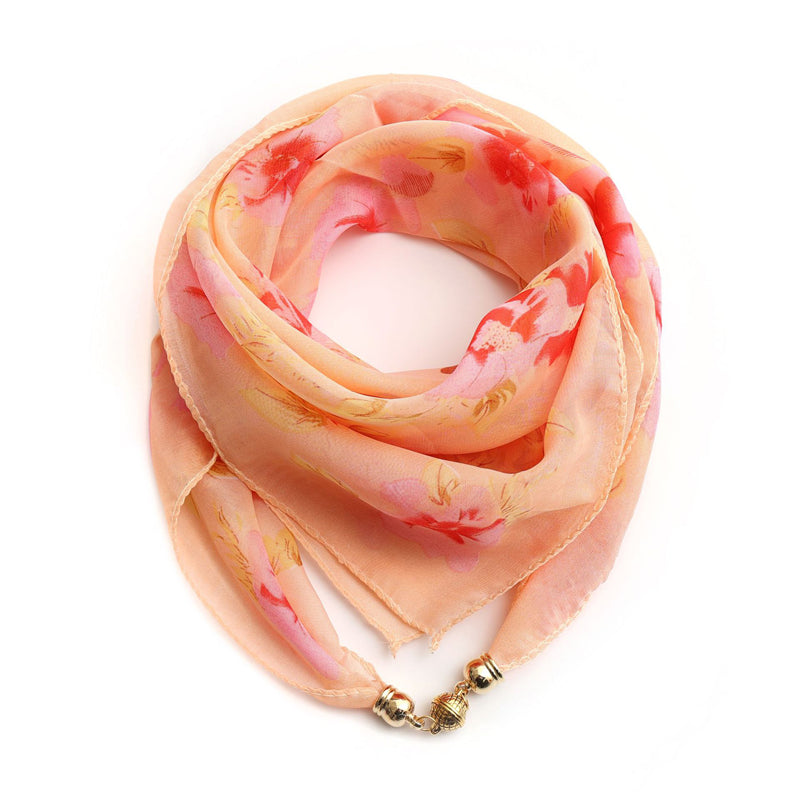 Elegant Blomstret Skjerf