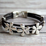 Vintage Bohemisk Blomster Armbånd