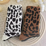 Vintage Sokker Med Leopardmønster