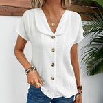 Uformell Ensfarget Bluse