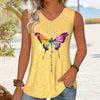 Uformelt Tanktop Med Sommerfugltrykk