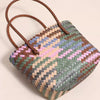 Vintage Stripet Vevd Veske
