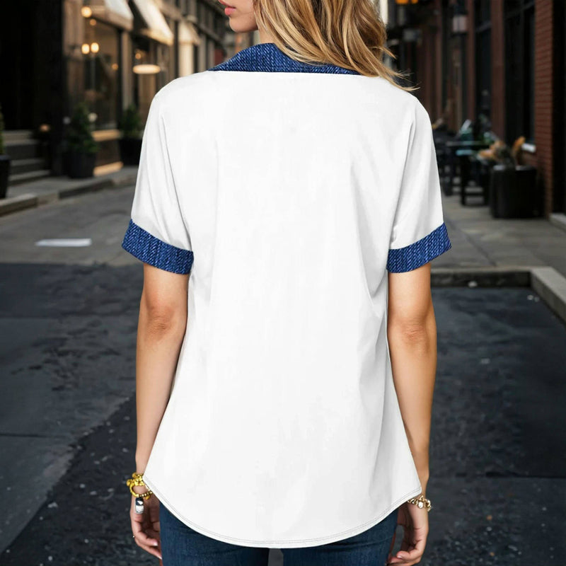 Uformell Lappeteppe Bluse