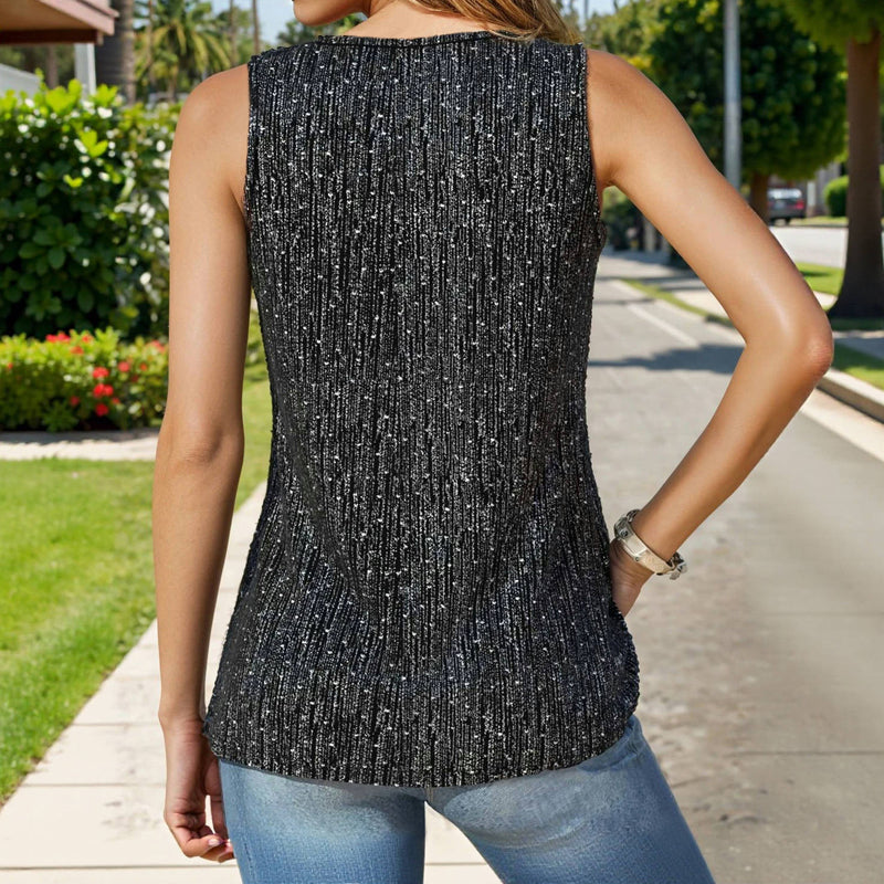 Vintage Uformelt Tank Topp