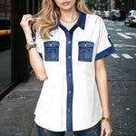 Uformell Lappeteppe Bluse