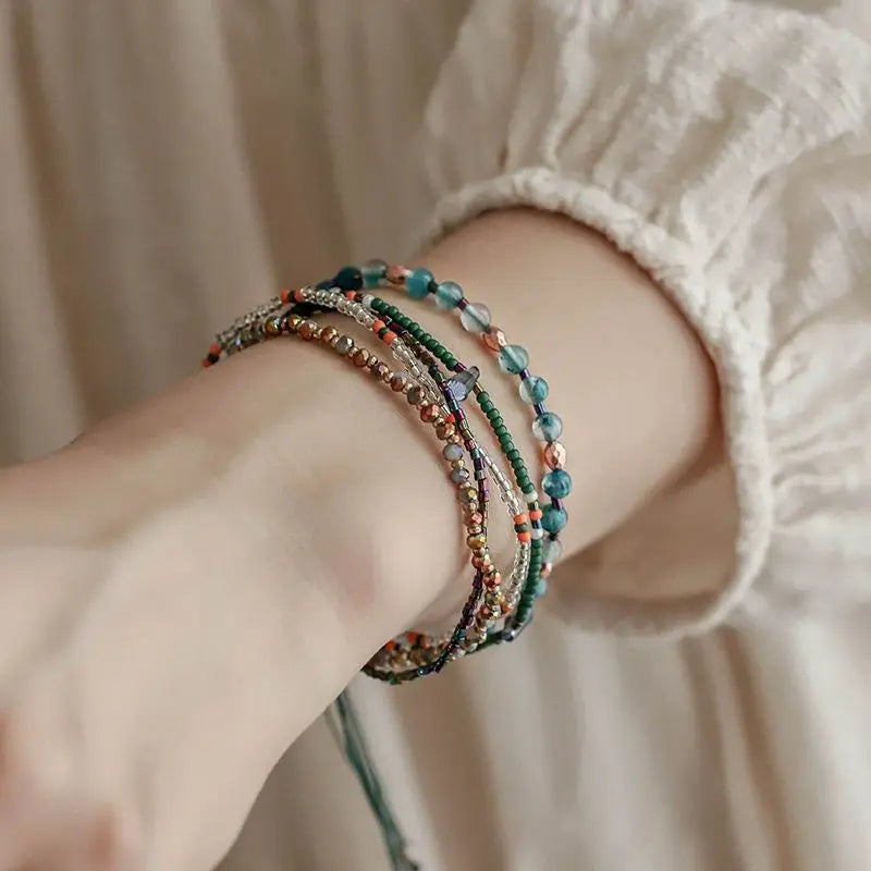 Vintage Boho Beaded Armbånd