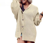 Uformell Strikket Cardigan