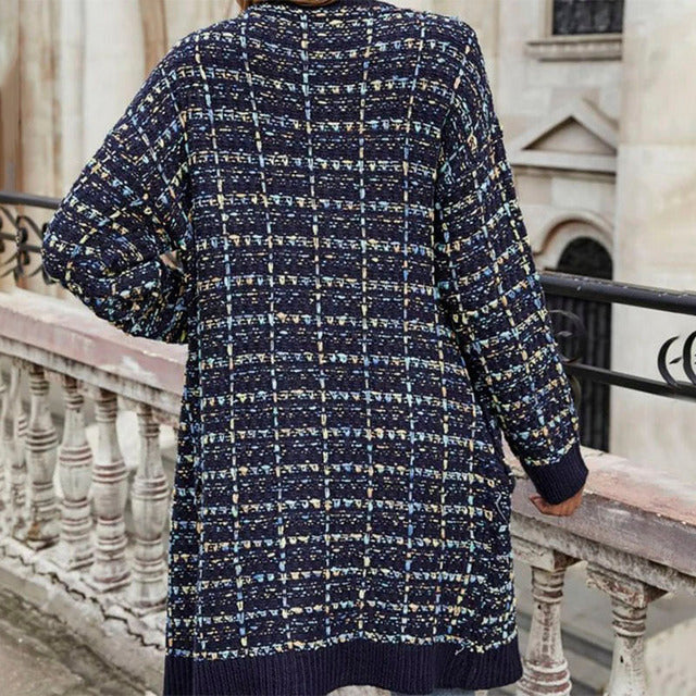 Uformell Fargerik Varm Cardigan