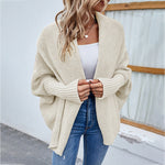 Casual Cardigan Med Dolman-Ermer