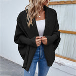 Casual Cardigan Med Dolman-Ermer