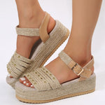 Uformelle Flatform Sandaler