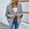 Casual Cardigan Med Dolman-Ermer