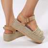 Uformelle Flatform Sandaler