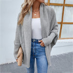 Casual Cardigan Med Dolman-Ermer