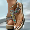 Uformelt  Sandaler Med Rhinestone-Utsmykning