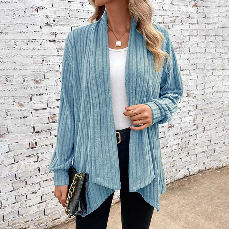 Casual Strikket Cardigan