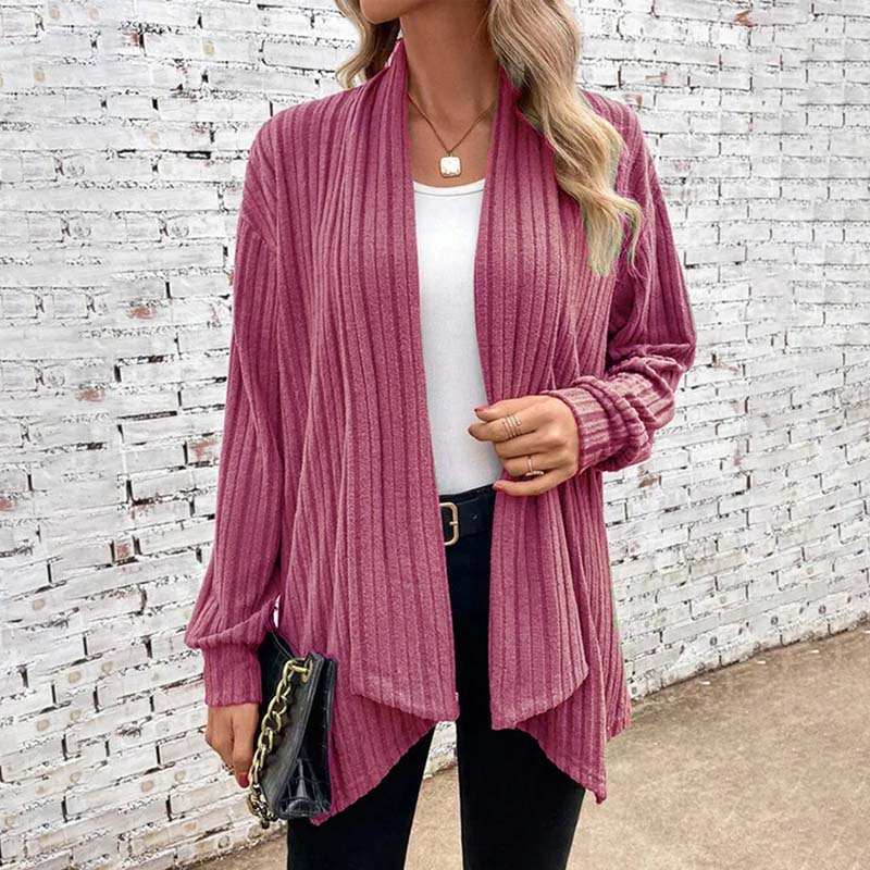 Casual Strikket Cardigan